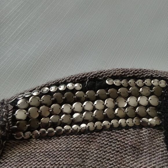 Design History Wool Blend Embellished Tight Knit Pullover Sweater Women's Medium - Picture 8 of 13